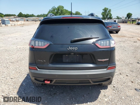 2019 Jeep Cherokee Trailhawk Elite with VIN 1C4PJMBN6KD275525, listed as a Copart auction lot 60636145 with 93,872 mi miles and Salvage title. Bid and sale history available at DreamBid. Image 6.