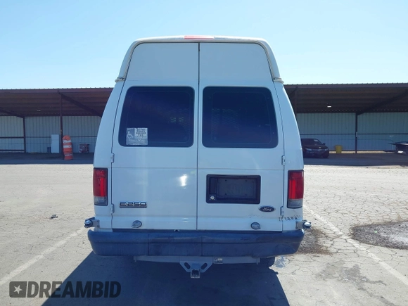 2008 Ford Econoline Cargo Commercial with VIN 1FTNS24W48DB56945, listed as a IAAI auction lot 42520468 with 97,068 mi miles and . Bid and sale history available at DreamBid. Image 16.