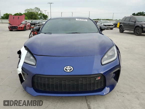 2023 Toyota 86 Premium with VIN JF1ZNBE15P9750091, listed as a Copart auction lot 53610385 with 6,029 mi miles and Salvage Title. Bid and sale history available at DreamBid. Image 5.