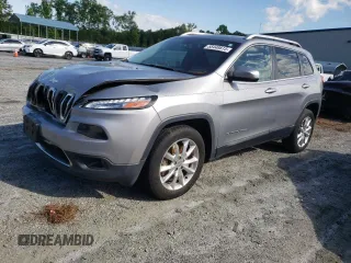 2015 Jeep Cherokee Limited z VIN 1C4PJMDS5FW510347, wystawiony jako Copart lot #55449815 z przebiegiem 158 218 mil mil oraz Szkoda całkowita • Salvage title. Historia ofert i sprzedaży dostępna na DreamBid. Obrazek 1.