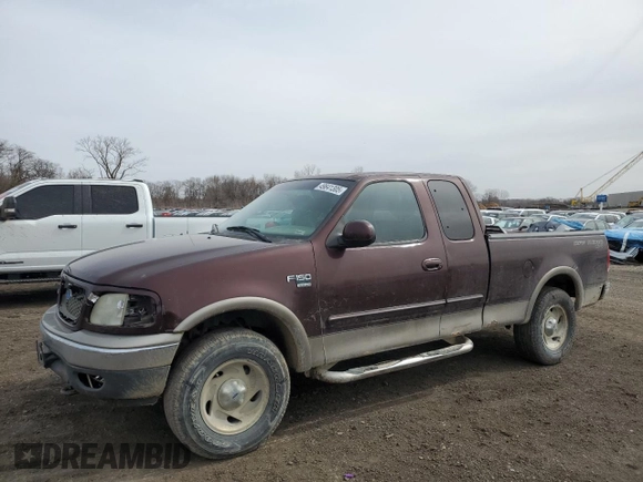 2001 Ford F-150 XL with VIN 1FTRX18L61NB40999, listed as a Copart auction lot 49641305 with 216,452 mi miles and Salvage Title. Bid and sale history available at carsss.com. Image 1.