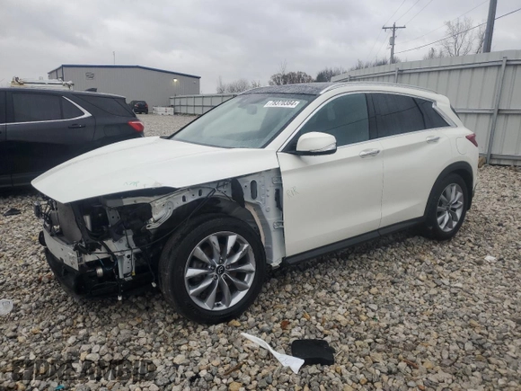 2020 Infiniti QX50 Essential with VIN 3PCAJ5M34LF115600, listed as a Copart auction lot 78370384 with 39,246 mi miles and Non Repairable. Bid and sale history available at DreamBid. Image 1.