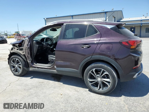 2021 Buick Encore GX Select with VIN KL4MMDSLXMB140422, listed as a Copart auction lot 57485335 with 61,924 mi miles and Salvage title. Bid and sale history available at DreamBid. Image 2.