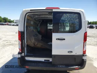 2024 Ford Transit Cargo with VIN 1FTBR1Y89RKA87655, listed as a Copart auction lot 57893955 with 11,044 mi miles and Salvage title. Bid and sale history available at DreamBid. Image 6.