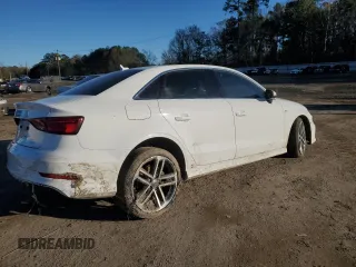 2017 Audi A3 Sedan Premium Plus with VIN WAUGUGFF0H1043635, listed as a Copart auction lot 42499675 with 117,886 mi miles and Salvage Title. Bid and sale history available at carsss.com. Image 3.