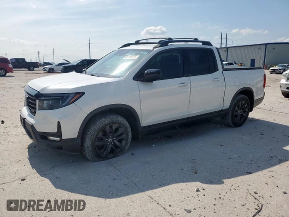 2021 Honda Ridgeline Sport with VIN 5FPYK3F13MB002628, listed as a Copart auction lot 59180075 with 79,454 mi miles and Salvage title. Bid and sale history available at DreamBid. Image 1.