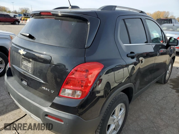 2015 Chevrolet Trax LT with VIN 3GNCJLSB8FL254021, listed as a Copart auction lot 75886343 with 105,716 mi miles and Salvage Title. Bid and sale history available at carsss.com. Image 3.