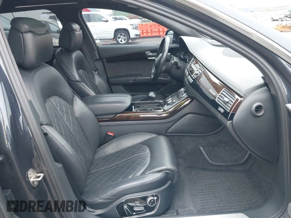 2017 Audi A8 L Sport with VIN WAU43AFD1HN007334, listed as a IAAI auction lot 41760035 with 67,342 mi miles. Bid and sale history available at carsss.com. Image 5.