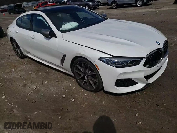 2020 BMW 8 Series M850i with VIN WBAGV8C01LBP48692, listed as a Copart auction lot 52019305 with Not provided miles and Salvage title. Bid and sale history available at DreamBid. Image 10.