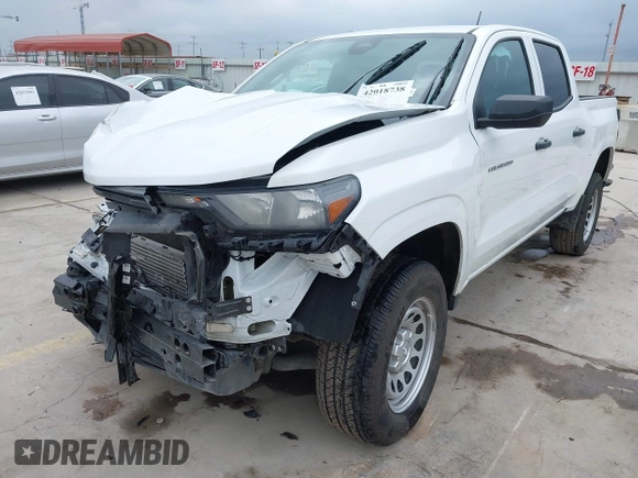 2023 Chevrolet Colorado 2WD Work Truck with VIN 1GCGSBEC6P1194416, listed as a IAAI auction lot 42018738 with 17,939 mi miles and . Bid and sale history available at DreamBid. Image 18.