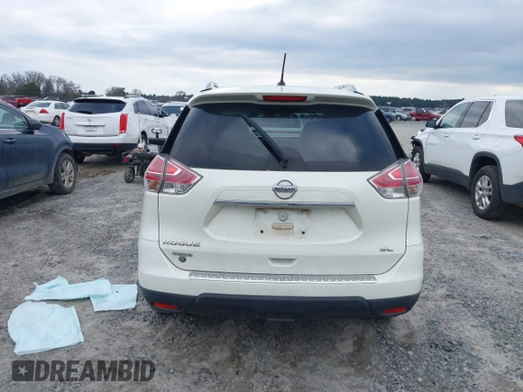 2016 Nissan Rogue SL with VIN 5N1AT2MT7GC873311, listed as a IAAI auction lot 41645032 with 98,535 mi miles. Bid and sale history available at carsss.com. Image 17.