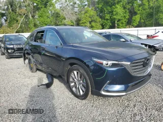2021 Mazda CX-9 Carbon Edition with VIN JM3TCBDY3M0541637, listed as a Copart auction lot 49209115 with 90,363 mi miles and Salvage title. Bid and sale history available at DreamBid. Image 4.