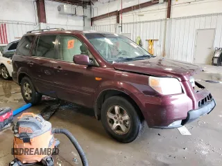 2007 Honda Pilot EX-L with VIN 2HKYF18547H535420, listed as a Copart auction lot 56931095 with 223,086 mi miles and Non repairable. Bid and sale history available at DreamBid. Image 4.