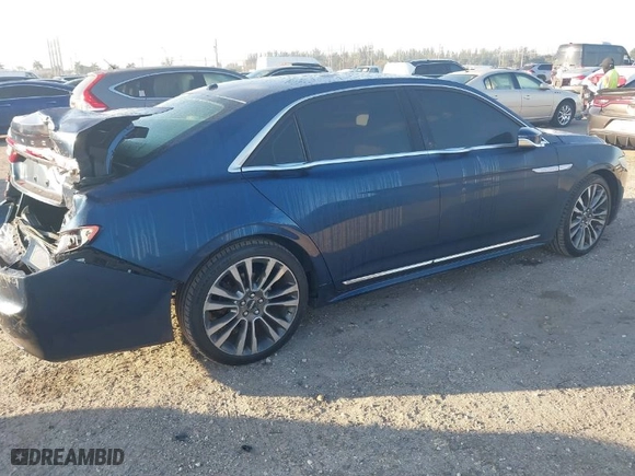 2017 Lincoln Continental Select with VIN 1LN6L9SKXH5605481, listed as a IAAI auction lot 41465590 with 89,174 mi miles. Bid and sale history available at carsss.com. Image 4.