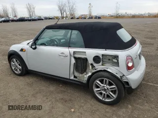 2012 MINI Convertible with VIN WMWZN3C57CT135185, listed as a Copart auction lot 78580644 with 83,027 mi miles and Salvage Title. Bid and sale history available at DreamBid. Image 2.