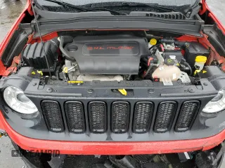 2017 Jeep Renegade Latitude with VIN ZACCJBBB1HPF91059, listed as a Copart auction lot 50259435 with 46,287 mi miles and Salvage Title. Bid and sale history available at carsss.com. Image 12.