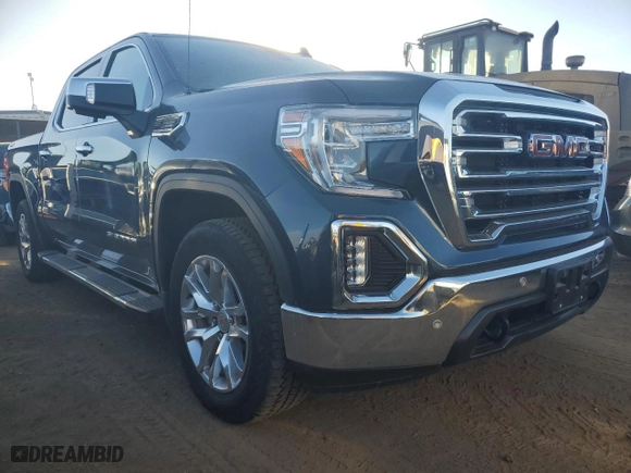 2022 GMC Sierra 1500 Limited SLT with VIN 3GTU9DET4NG208306, listed as a Copart auction lot 84487394 with 27,423 mi miles and Salvage Title. Bid and sale history available at carsss.com. Image 4.