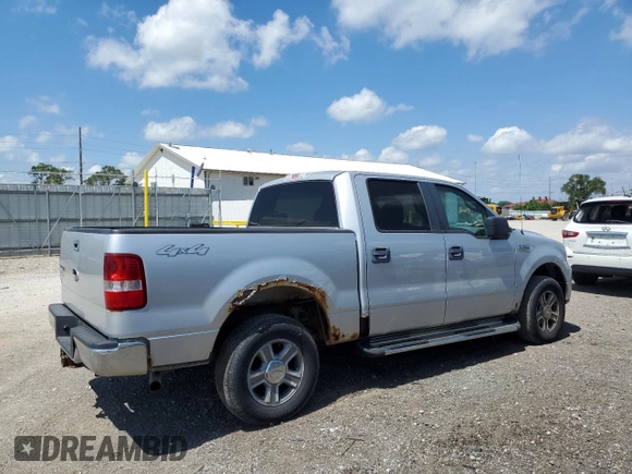 2008 Ford F-150 XLT z VIN 1FTPW14V98FC10517, wystawiony jako Copart lot #62353655 z przebiegiem 113 236 mil mil oraz Czysty tytuł • Clean title. Historia ofert i sprzedaży dostępna na DreamBid. Obrazek 3.