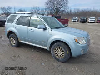 2008 Mercury Mariner Premier with VIN 4M2CU97128KJ50593, listed as a IAAI auction lot 41623347 with 161,759 mi miles. Bid and sale history available at carsss.com. Image 1.