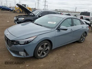 2023 Hyundai Elantra Limited z VIN KMHLP4AG1PU437077, wystawiony jako Copart lot #51151005 z przebiegiem 27 051 mil mil oraz Szkoda całkowita • Salvage title. Historia ofert i sprzedaży dostępna na DreamBid. Obrazek 1.