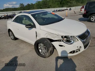 2009 Volkswagen Eos Komfort with VIN WVWBA71F89V004914, listed as a Copart auction lot 50543955 with Not Provided miles and Salvage Title. Bid and sale history available at DreamBid. Image 4.