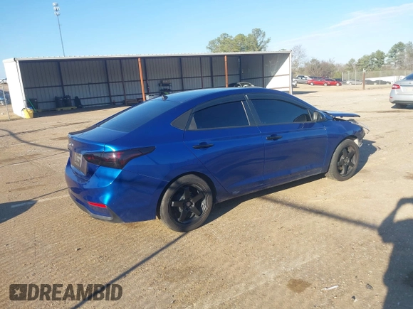 2022 Hyundai Accent SE with VIN 3KPC24A62NE154516, listed as a IAAI auction lot 41673344 with 85,945 mi miles and . Bid and sale history available at carsss.com. Image 4.