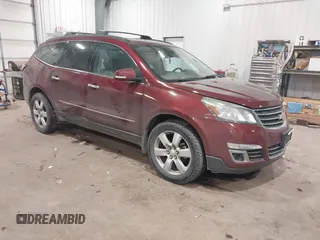 2016 Chevrolet Traverse LTZ z VIN 1GNKVJKD6GJ339745, wystawiony jako IAAI lot #41490673 z przebiegiem 112 196 mil mil oraz . Historia ofert i sprzedaży dostępna na DreamBid. Obrazek 1.