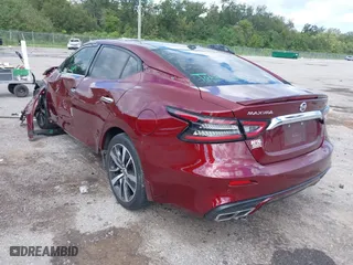 2020 Nissan Maxima SL with VIN 1N4AA6DV4LC376249, listed as a IAAI auction lot 40317843 with 52,065 mi miles. Bid and sale history available at carsss.com. Image 3.