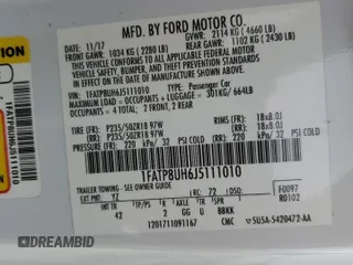 2018 Ford Mustang EcoBoost Premium with VIN 1FATP8UH6J5111010, listed as a Copart auction lot 51769035 with 78,657 mi miles and Salvage Title. Bid and sale history available at carsss.com. Image 14.