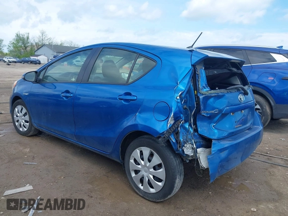 2013 Toyota Prius One with VIN JTDKDTB34D1548461, listed as a IAAI auction lot 42175935 with 197,175 mi miles and . Bid and sale history available at DreamBid. Image 3.