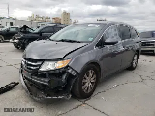 2014 Honda Odyssey EX with VIN 5FNRL5H40EB131943, listed as a Copart auction lot 51936575 with 122,762 mi miles and Salvage Title. Bid and sale history available at carsss.com. Image 1.