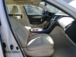 2017 Infiniti Q50 2.0t Sport with VIN JN1CV7AR3HM682433, listed as a Copart auction lot 74584124 with 69,467 mi miles and Salvage Title. Bid and sale history available at carsss.com. Image 7.