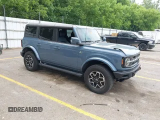 2023 Ford Bronco z VIN 1FMEE5DP9PLB50687, wystawiony jako IAAI lot #42498150 z przebiegiem 25 505 mil mil oraz . Historia ofert i sprzedaży dostępna na DreamBid. Obrazek 1.