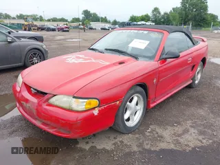 1995 Ford Mustang with VIN 1FALP4444SF238744, listed as a IAAI auction lot 42740503 with 178,211 mi miles and . Bid and sale history available at DreamBid. Image 2.
