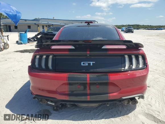 2020 Ford Mustang GT z VIN 1FA6P8CF6L5175127, wystawiony jako Copart lot #57690115 z przebiegiem 53 379 mil mil oraz Szkoda całkowita • Salvage title. Historia ofert i sprzedaży dostępna na DreamBid. Obrazek 6.