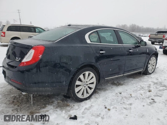 2014 Lincoln MKS EcoBoost with VIN 1LNHL9FT6EG608602, listed as a Copart auction lot 87018254 with 124,329 mi miles and Clean title. Bid and sale history available at DreamBid. Image 3.