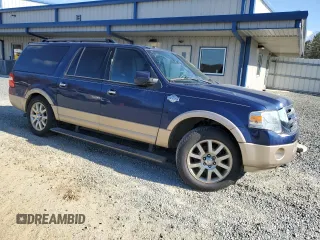 2011 Ford Expedition EL XLT with VIN 1FMJK1J58BEF34329, listed as a Copart auction lot 83295354 with 217,582 mi miles and Salvage Title. Bid and sale history available at carsss.com. Image 4.