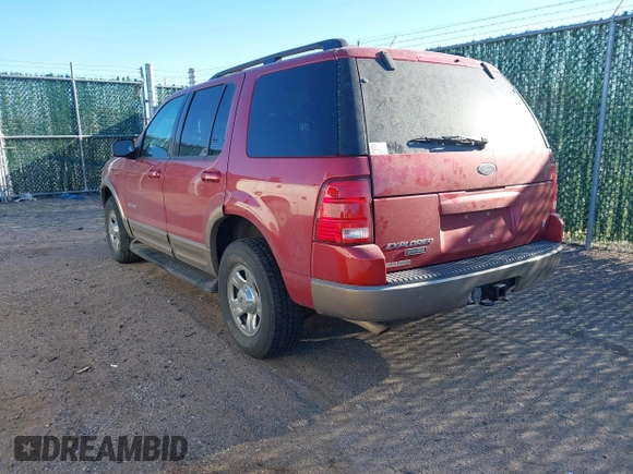 2002 Ford Explorer Eddie Bauer with VIN 1FMZU74W72ZB92918, listed as a IAAI auction lot 41777633 with 135,732 mi miles and . Bid and sale history available at DreamBid. Image 3.