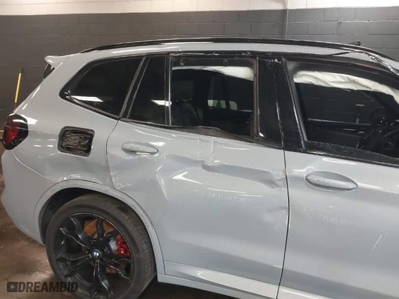 2023 BMW X3 M with VIN 5YM13EC09P9P65368, listed as a IAAI auction lot 41750837 with NaN miles. Bid and sale history available at carsss.com. Image 13.