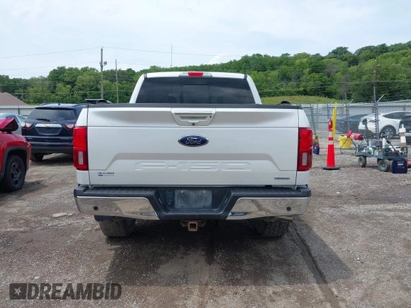 2018 Ford F-150 XL with VIN 1FTEW1EG7JKE76476, listed as a IAAI auction lot 42575219 with 183,308 mi miles and . Bid and sale history available at DreamBid. Image 16.