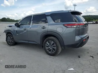 2024 Nissan Pathfinder S with VIN 5N1DR3AC7RC241546, listed as a Copart auction lot 61979645 with 24,407 mi miles and Salvage title. Bid and sale history available at DreamBid. Image 2.