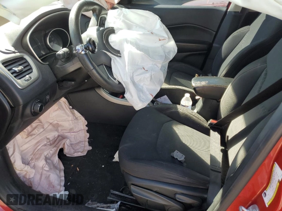 2017 Jeep Compass Sport with VIN 3C4NJCAB2HT658261, listed as a Copart auction lot 75200444 with Not Provided miles and Salvage Title. Bid and sale history available at carsss.com. Image 7.
