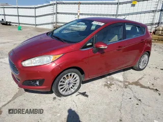 2014 Ford Fiesta Titanium z VIN 3FADP4FJ0EM156814, wystawiony jako Copart lot #52028435 z przebiegiem 97 985 mil mil oraz Szkoda całkowita • Salvage title. Historia ofert i sprzedaży dostępna na DreamBid. Obrazek 1.