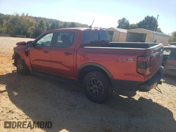 2024 Ford Ranger XLT with VIN 1FTER4HH3RLE11143, listed as a Copart auction lot 77126474 with 11,486 mi miles and Salvage Title. Bid and sale history available at carsss.com. Image 2.