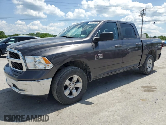 2021 Ram 1500 SLT with VIN 1C6RR7LG1MS549786, listed as a Copart auction lot 54871635 with 77,801 mi miles and Salvage title. Bid and sale history available at DreamBid. Image 1.