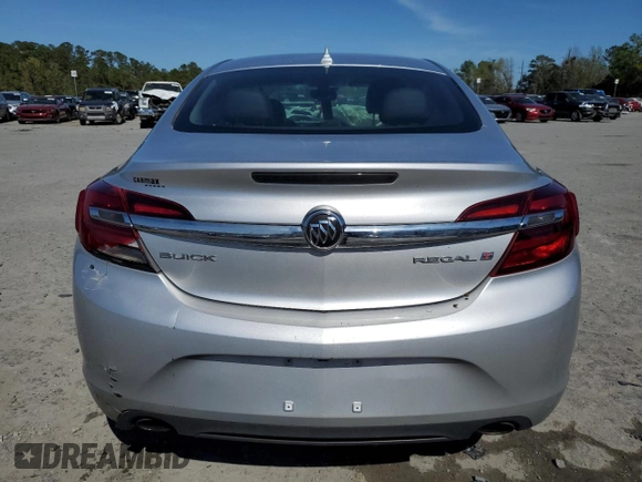 2014 Buick Regal with VIN 2G4GK5EX3E9320529, listed as a Copart auction lot 50683515 with 136,080 mi miles and Salvage title. Bid and sale history available at DreamBid. Image 6.