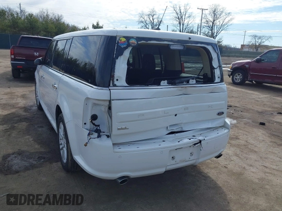2019 Ford Flex SEL z VIN 2FMGK5C82KBA28953, wystawiony jako IAAI lot #41790580 z przebiegiem 112 592 mil mil oraz . Historia ofert i sprzedaży dostępna na DreamBid. Obrazek 3.