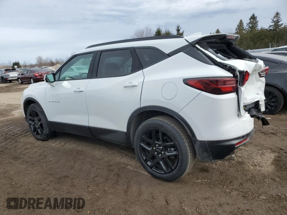 2024 Chevrolet Blazer LT with VIN 3GNKBJRSXRS209546, listed as a Copart auction lot 48401945 with 7,025 mi miles and Salvage title. Bid and sale history available at DreamBid. Image 2.