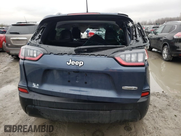 2020 Jeep Cherokee Altitude with VIN 1C4PJLLB4LD548915, listed as a Copart auction lot 39758524 with 36,822 mi miles and Salvage Title. Bid and sale history available at carsss.com. Image 6.