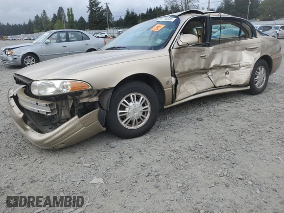 2005 Buick LeSabre Custom with VIN 1G4HP52K25U252340, listed as a Copart auction lot 54710235 with 143,382 mi miles and Salvage Title. Bid and sale history available at carsss.com. Image 1.